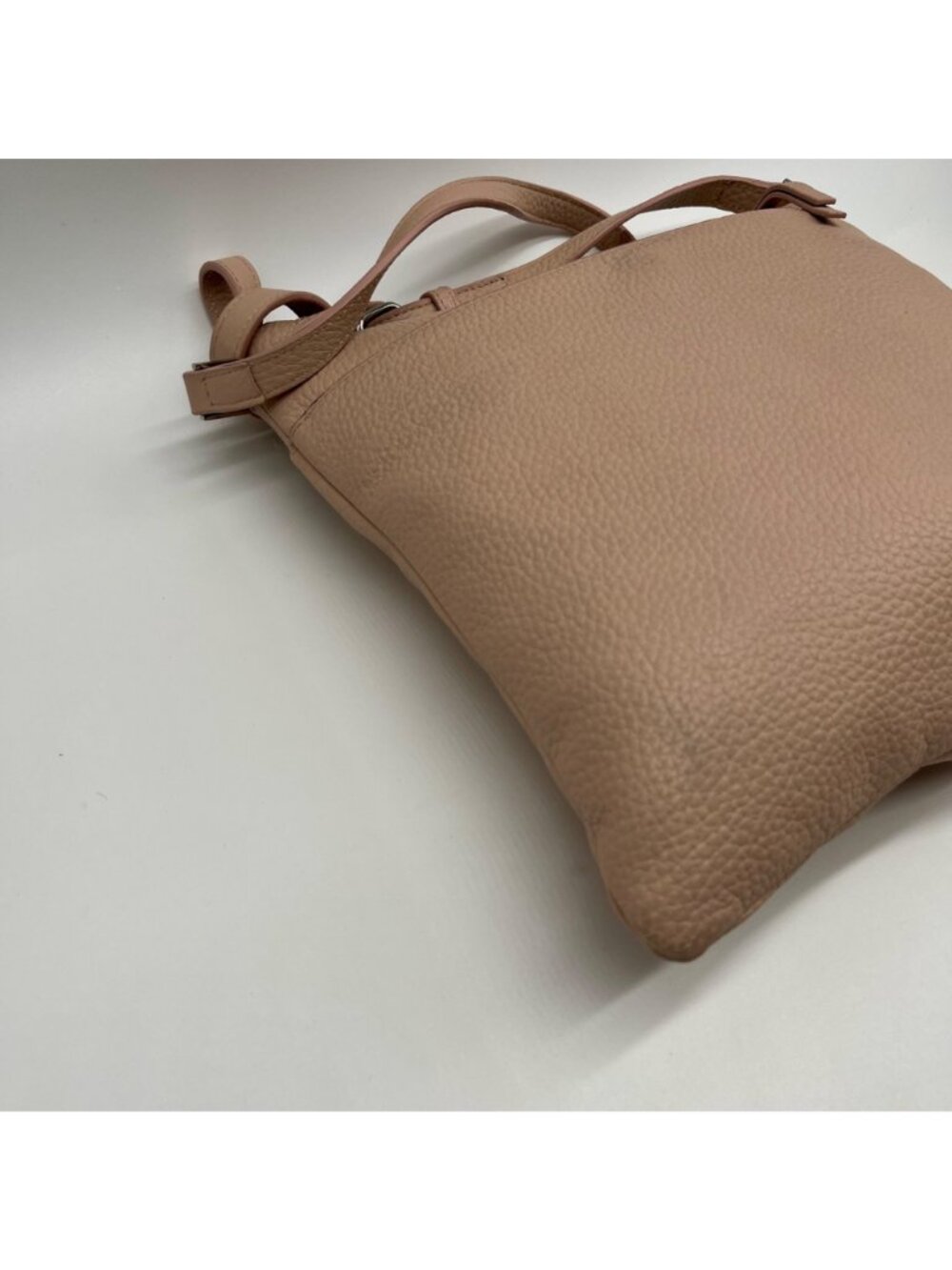 Halogen Pink Leather Crossbody Bag - Picture 8 of 11